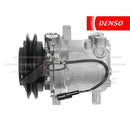 Original Denso SVO6E Compressor with 1 Groove Clutch for Mahindra, 503-1864 - Quality Farm Supply