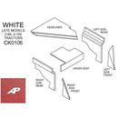White Lower Cab Kit With Headliner-Late-Red for White, CK0106 - Quality Farm Supply