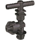 QUICKJET DOUBLE BARB NOZZLE BODY - 1/2" HOSE - HAS SIDE DIAPHRAGM