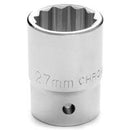 27MM X 12 POINT STANDARD IMPACT SOCKET - 3/4 INCH DRIVE