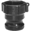 3/4" A SERIES CAM LOCK COUPLER - 3/4" MALE ADAPTER X 3/4" FEMALE NPT