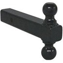 DOUBLE TRAILER BALL MOUNT FOR 2" RECEIVER - SOLID SHANK - 2" AND 2-5/16" BALL