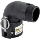2" B SERIES 90 DEGREE ELBOW CAM LOCK COUPLER -  2" FEMALE COUPLER X 2" MALE PIPE THREAD