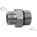 1/4 MALE OFS X 3/8 MALE O-RING BOSS - STRAIGHT THREAD CONNECTOR - STEEL