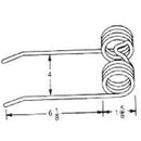 BALER PICKUP TOOTH FOR INTERNATIONAL HARVESTER