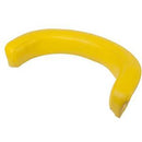 YELLOW VINYL CUSHION WITH WRAP AROUND ARMREST AND WOOD BASE. CAN REPLACE R34268, WHILE SUPPLIES LAST