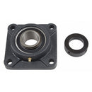 4 HOLE CAST IRON FLANGE WITH 1-3/8" BEARING  - ECCENTRIC LOCK COLLAR - Quality Farm Supply