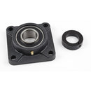 4 HOLE CAST IRON FLANGE WITH 1-1/2" BEARING  - ECCENTRIC LOCK COLLAR - Quality Farm Supply