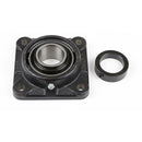 4 HOLE CAST IRON FLANGE WITH 2" BEARING - ECCENTRIC LOCK COLLAR - Quality Farm Supply