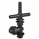 QUICKJET TRIPLE BARB NOZZLE BODY - 3/4" HOSE - HAS SIDE DIAPHRAGM - Quality Farm Supply