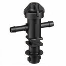 QUICKJET DOUBLE BARB NOZZLE BODY - 1/2" HOSE - HAS TOP DIAPHRAGM - Quality Farm Supply