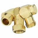 DOUBLE SWIVEL BODY - 1/4" FEMALE NPT  - BRASS - Quality Farm Supply