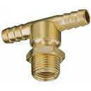 DOUBLE HOSE BARB NOZZLE BODY - 1/2" HOSE -BRASS - Quality Farm Supply