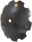 Disc Blade - 18" x 9 Gauge, Notched, 7/8" Square x 1" Round Axle