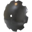 Disc Blade - 18" x 3/16", Notched, 1-1/8" Square x 1-1/4" Square Axle