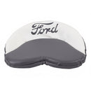 Tractor Pan Seat Cushion with Ford Logo - Grey & White - Quality Farm Supply