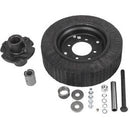 4 X 8 TAIL WHEEL AND HUB KIT - WITH GREASE ZERK