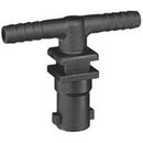 QUICKJET DOUBLE BARB NOZZLE BODY - 1/2" HOSE - NO DIAPHRAGM