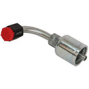JIC FEMALE 90 DEGREE BEND WITH 7/16 INCH THREAD FOR 1/4 INCH HOSE
