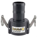 1-1/2" C SERIES CAM LOCK COUPLER -  1-1/2" FEMALE COUPLER X 1-1/2" MALE HOSE SHANK - Quality Farm Supply