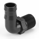 1 INCH X 1 INCH MNPT X HOSE BARB  POLY ELBOW - 90 - Quality Farm Supply