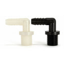 3/4 INCH X 3/4 INCH MNPT X HOSE BARB  POLY ELBOW - 90 - Quality Farm Supply