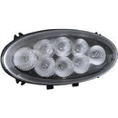 LED OVAL FLUSH MOUNT UPPER CAB LIGHT