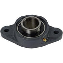 1-1/2 INCH 2 HOLE CAST IRON BEARING AND HOUSING - WITH SET SCREW SHAFT