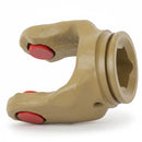 Weasler 700-6443 Outer Profile Yoke  - Tri-Lobe Shape, Bondioli 4 Series - Quality Farm Supply