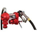 115 VOLT AC FUEL TRANSFER PUMP WITH MANUAL NOZZLE - 15 GPM