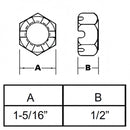 THIN SPINDLE NUT FOR CASE IH - Quality Farm Supply