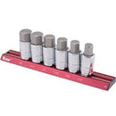 6 PIECE 1/2" DR.SAE HEX BIT SOCKET SET