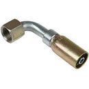 VARI-CRIMP SERIES - 1/2 INCH HOSE, WITH 13/16 X 16 THREAD SIZE, ORF FEMALE 90 ELBOW SWIVEL