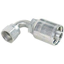 1/2 INCH HOSE X 11/16 ORFS FEMALE ELBOW - 90 SWIVEL