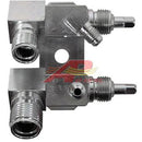 A6 Double Backseat Service Valves with #8 and #10 Male O-Ring Threads, 451-421