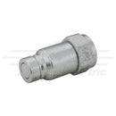 Male Flat Face 1/2" Hydraulic Coupler for John Deere M131863, 68-5045 - Quality Farm Supply