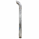 Exhaust Stack for Case IH 7110, 7120, 7130, 7140, 7150 - 4-1/2" x 70", Curved, Chrome - Quality Farm Supply