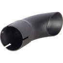 Universal Exhaust Stack Pipe - 2 -3/8" x 7.48", Curved, Black - Quality Farm Supply