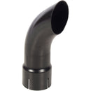 Universal Exhaust Stack Pipe - 3-1/8" x 10-3/4", Curved, Black - Quality Farm Supply