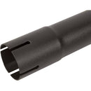 Universal Exhaust Stack Pipe - 3-1/2" x 12", Curved, Black - Quality Farm Supply
