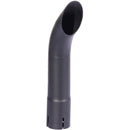 Universal Exhaust Stack Pipe - 2" x 12", Curved, Black - Quality Farm Supply