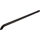 Universal Exhaust Stack Pipe - 2" x 48", Curved, Black - Quality Farm Supply
