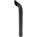 Universal Exhaust Stack Pipe - 2 -1/4" x 24", Curved, Black - Quality Farm Supply