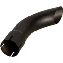 Universal Exhaust Stack Pipe - 2 -3/8" x 12", Curved, Black - Quality Farm Supply