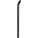 Universal Exhaust Stack Pipe - 2-3/8" x 48", Curved, Black - Quality Farm Supply