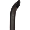 Universal Exhaust Stack Pipe - 2-3/8" x 48", Curved, Black - Quality Farm Supply