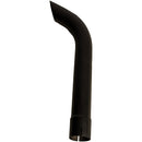 Universal Exhaust Stack Pipe - 2-3/4" x 24", Curved, Black - Quality Farm Supply