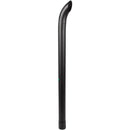 Universal Exhaust Stack Pipe - 2-3/4" x 48", Curved, Black - Quality Farm Supply