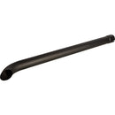 Universal Exhaust Stack Pipe - 3-3/16" x 48", Curved, Black - Quality Farm Supply