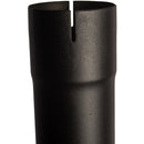 Universal Exhaust Stack Pipe - 3-1/2" x 60", Curved, Black - Quality Farm Supply